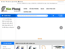 Tablet Screenshot of haophong.com