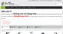 Desktop Screenshot of haophong.vn